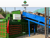 Horizontal waste paper baler