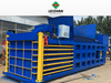 Horizontal waste paper baler