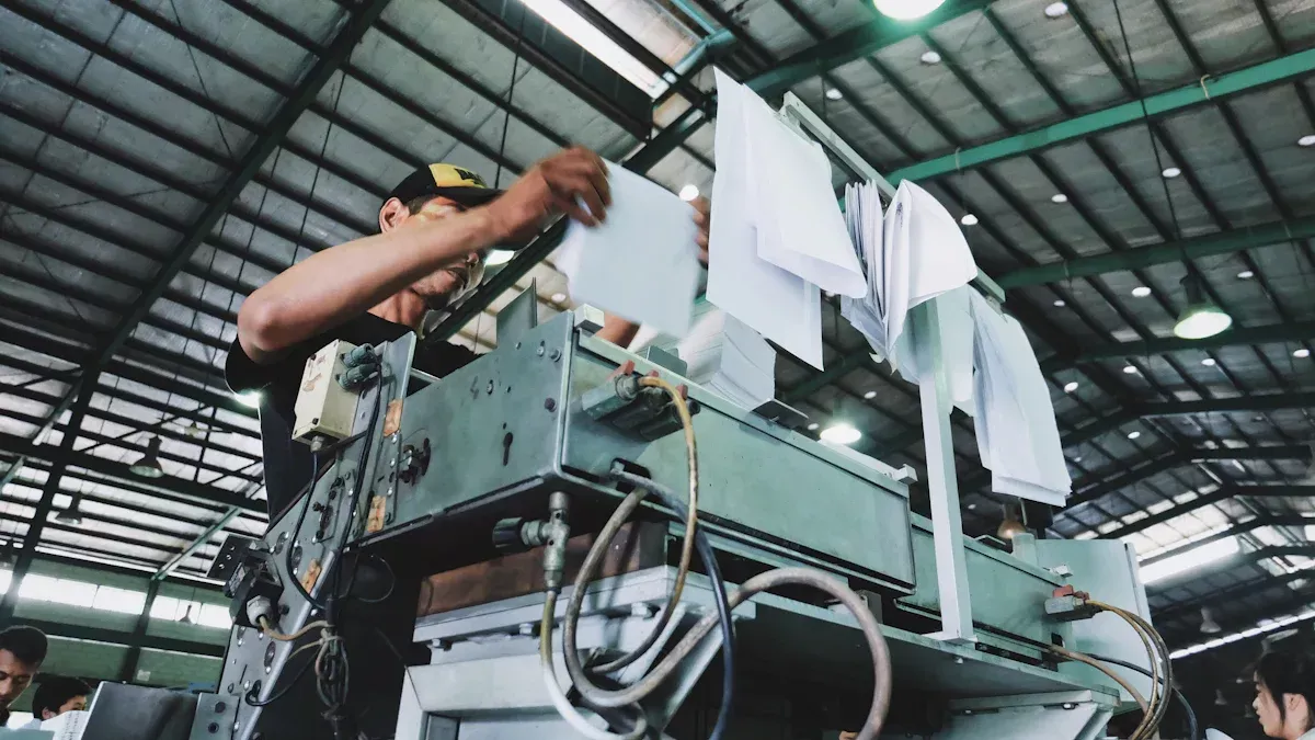 Quale macchina viene utilizzata per la produzione di carta?